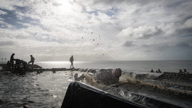 Speed Slide am Meer