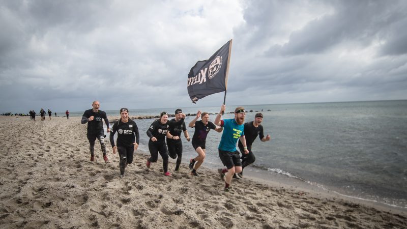 Challenger am Strand