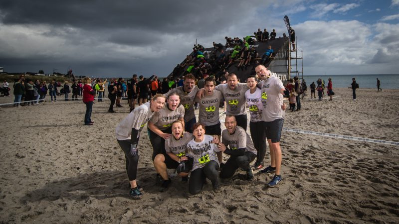 Team am Strand