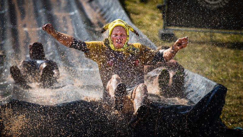 Challenger auf der Speed Slide
