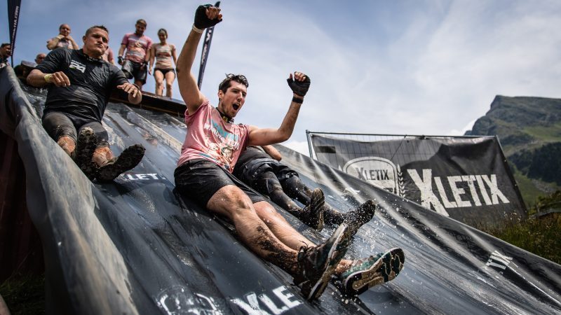 Challenger auf der Speed Slide