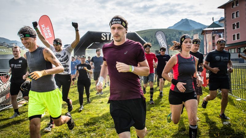 Challenger am Startbogen