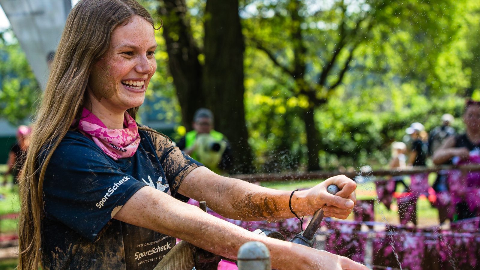 Volunteer beim schauinsland Muddy Anegl Run