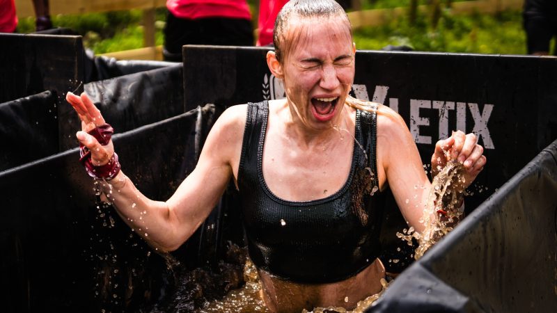 Frau im Freak Froster