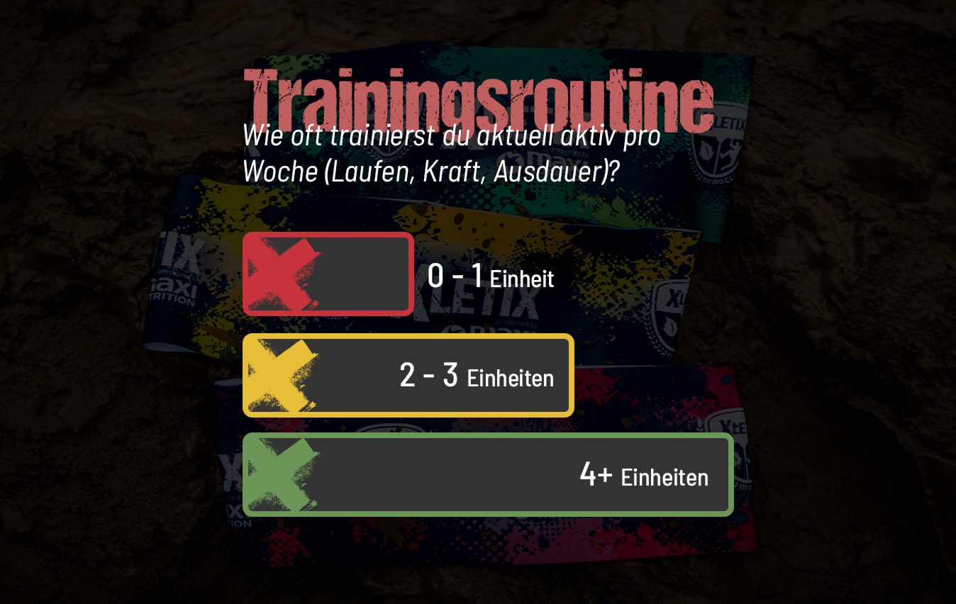 Trainingsroutine